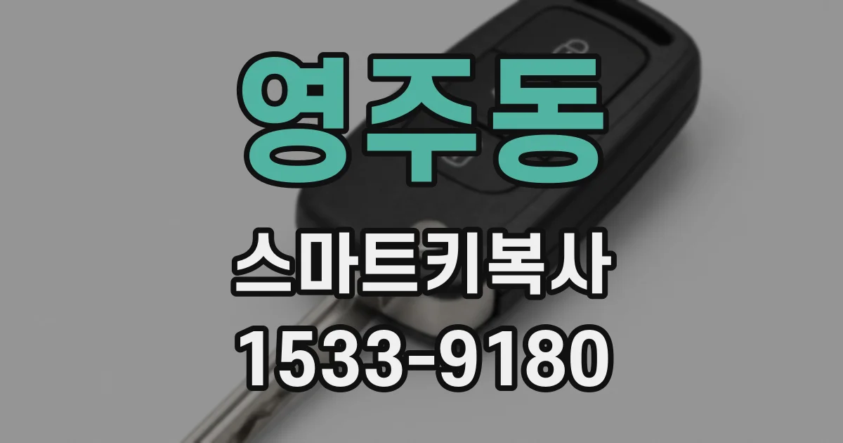 영주동 스마트키복사