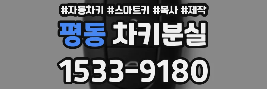 평동 차키분실