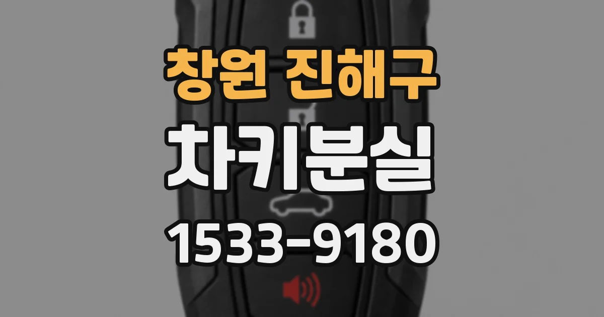 창원 진해구 차키분실