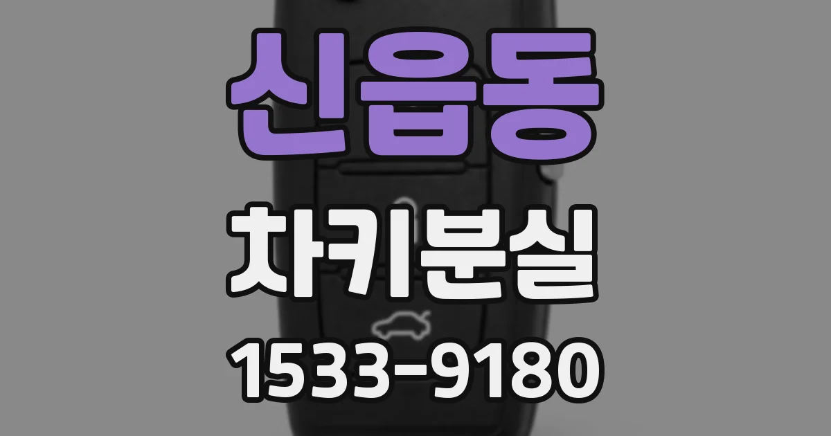 신읍동 차키분실