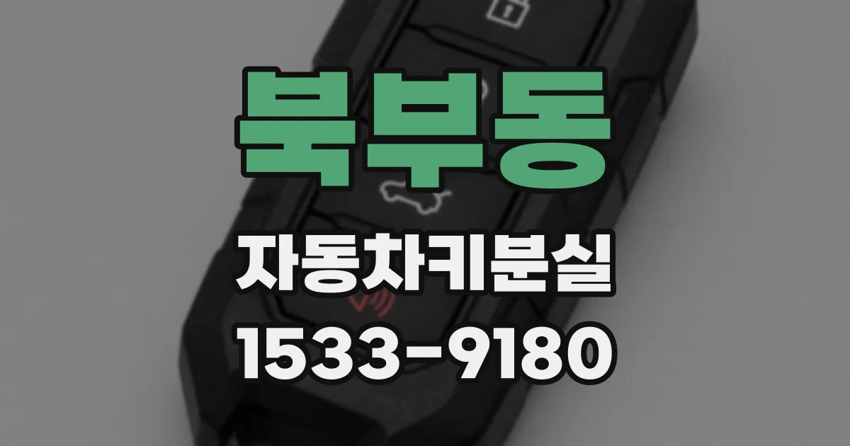 북부동 자동차키분실