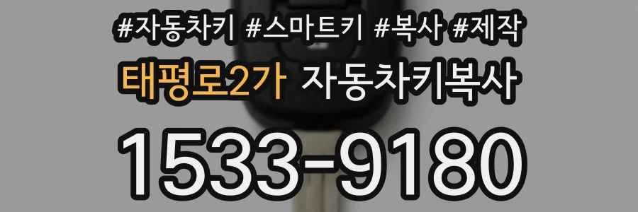 태평로2가 자동차키복사