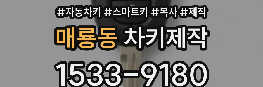 매룡동 차키제작