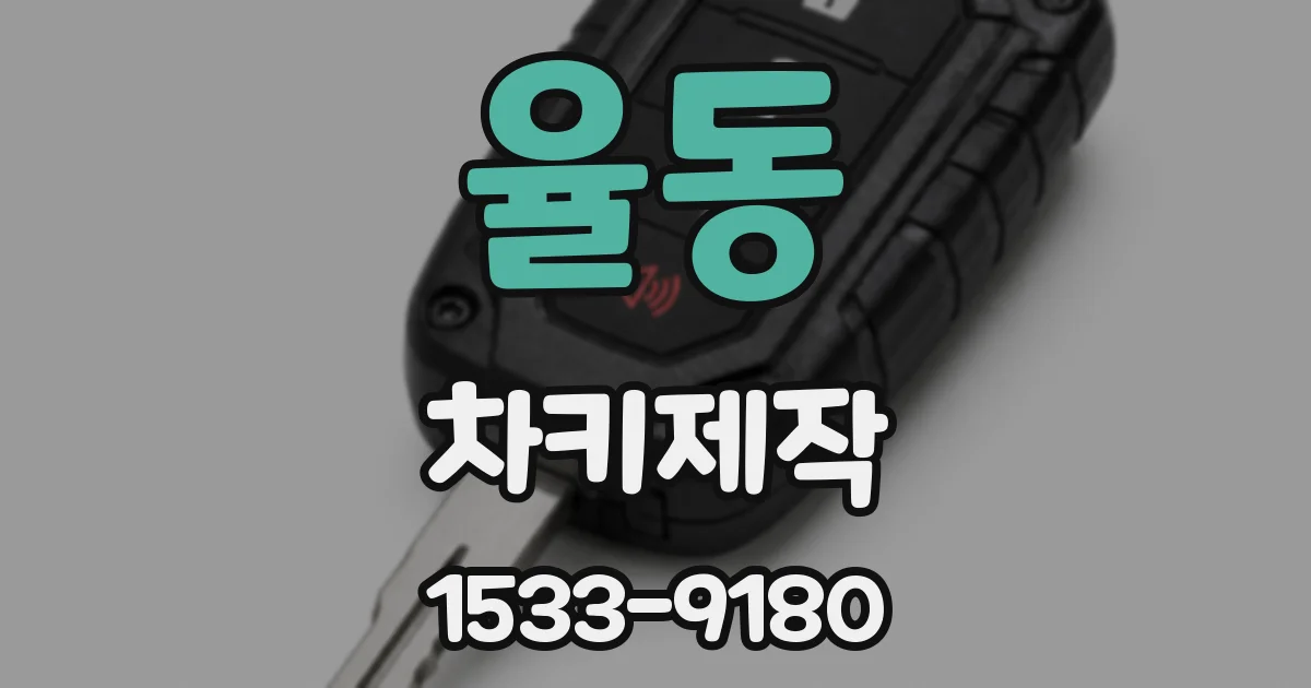 율동 차키제작
