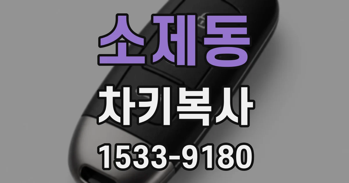 소제동 차키복사