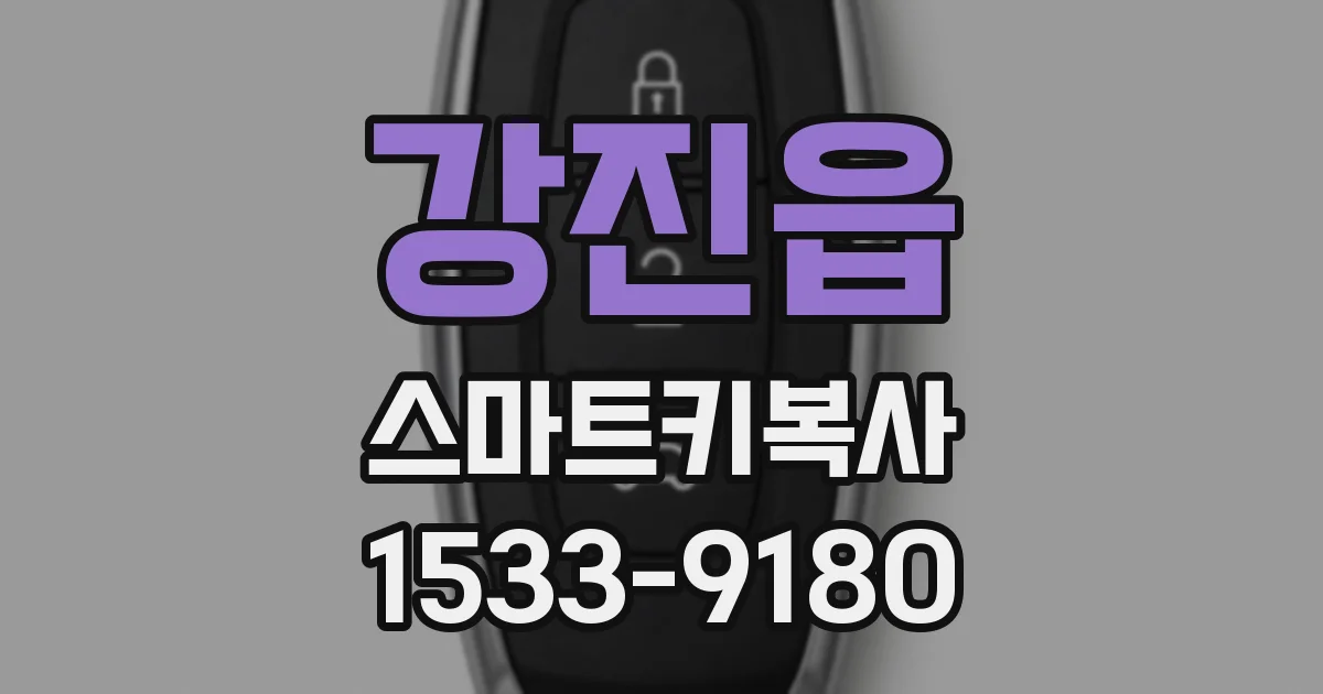 강진읍 스마트키복사