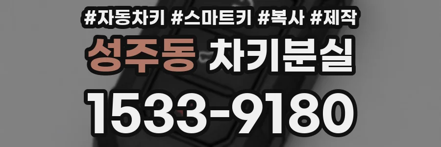 성주동 차키분실