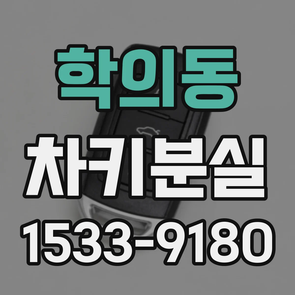 학의동 차키분실