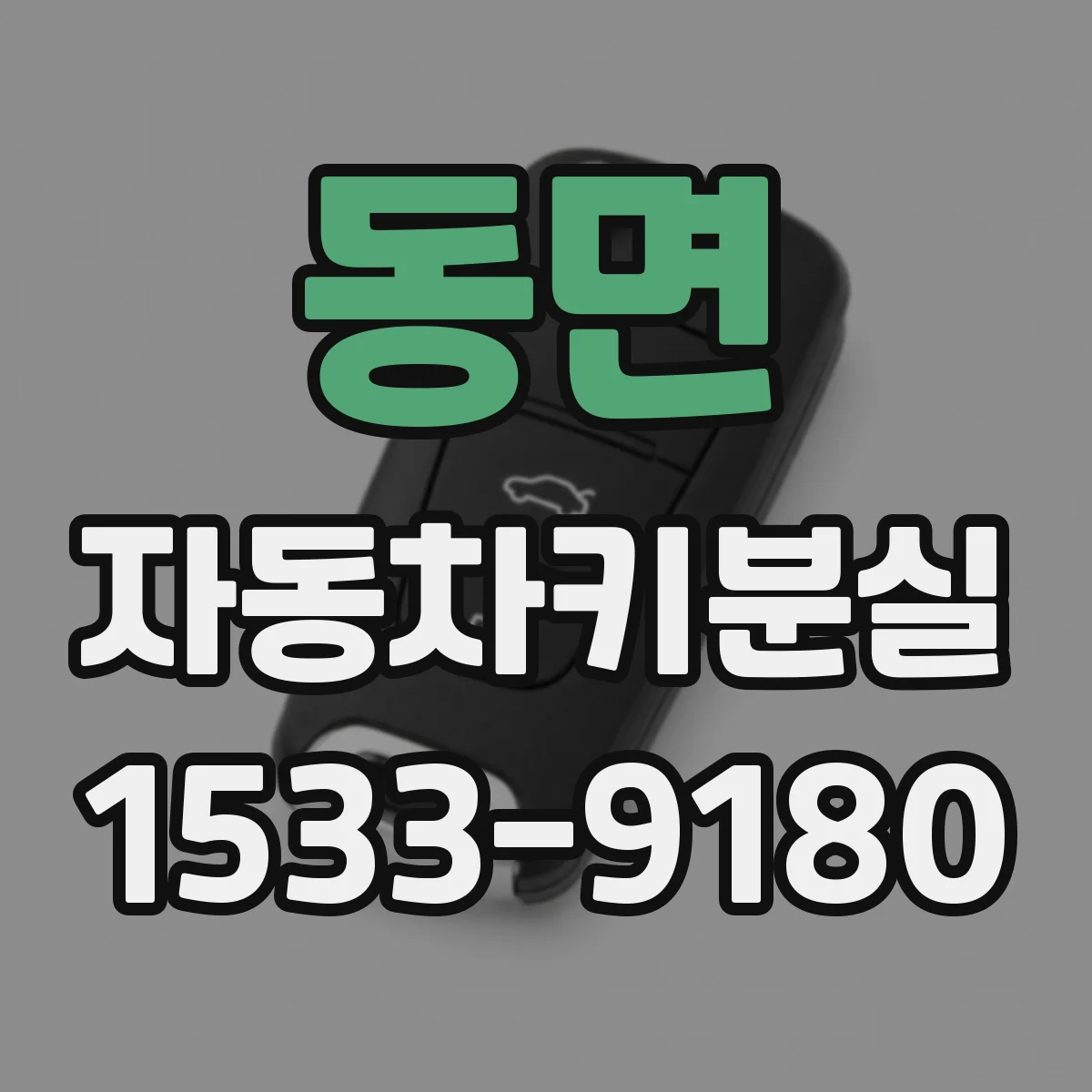 동면 자동차키분실