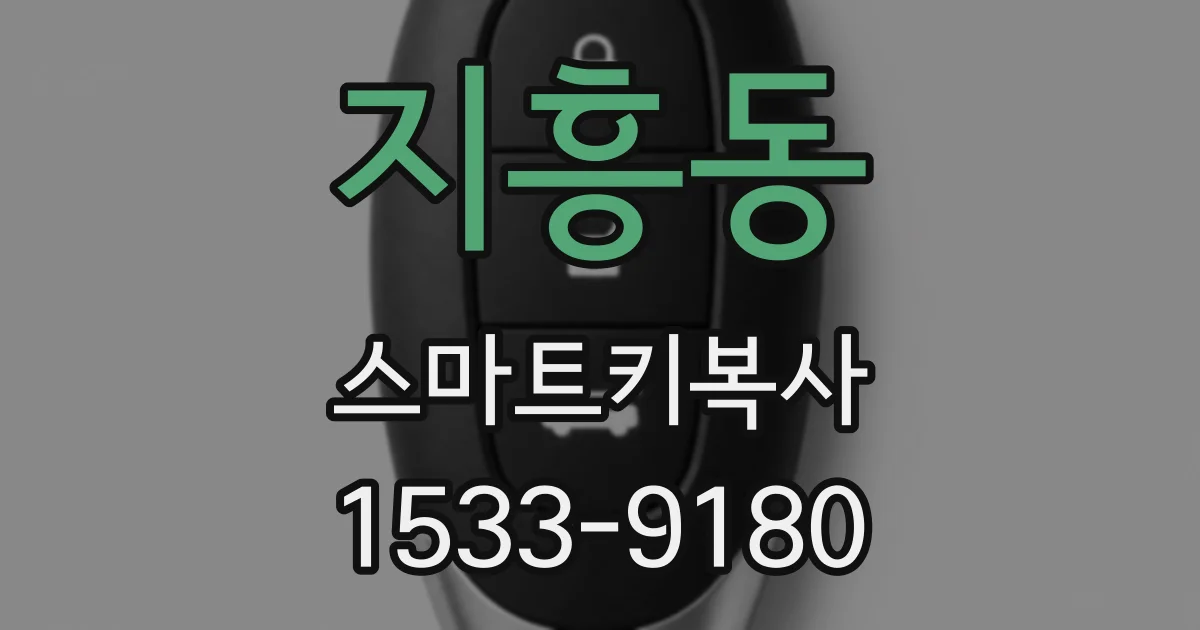 지흥동 스마트키복사