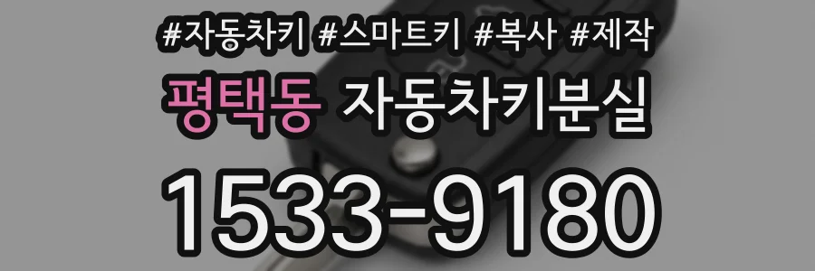 평택동 자동차키분실