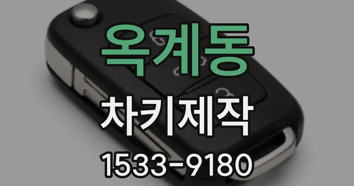 옥계동 차키제작