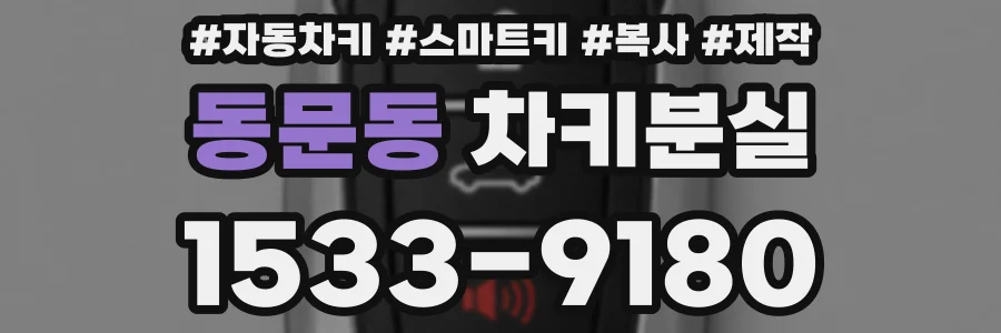 동문동 차키분실