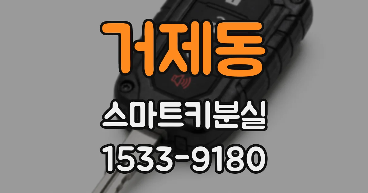 거제동 스마트키분실