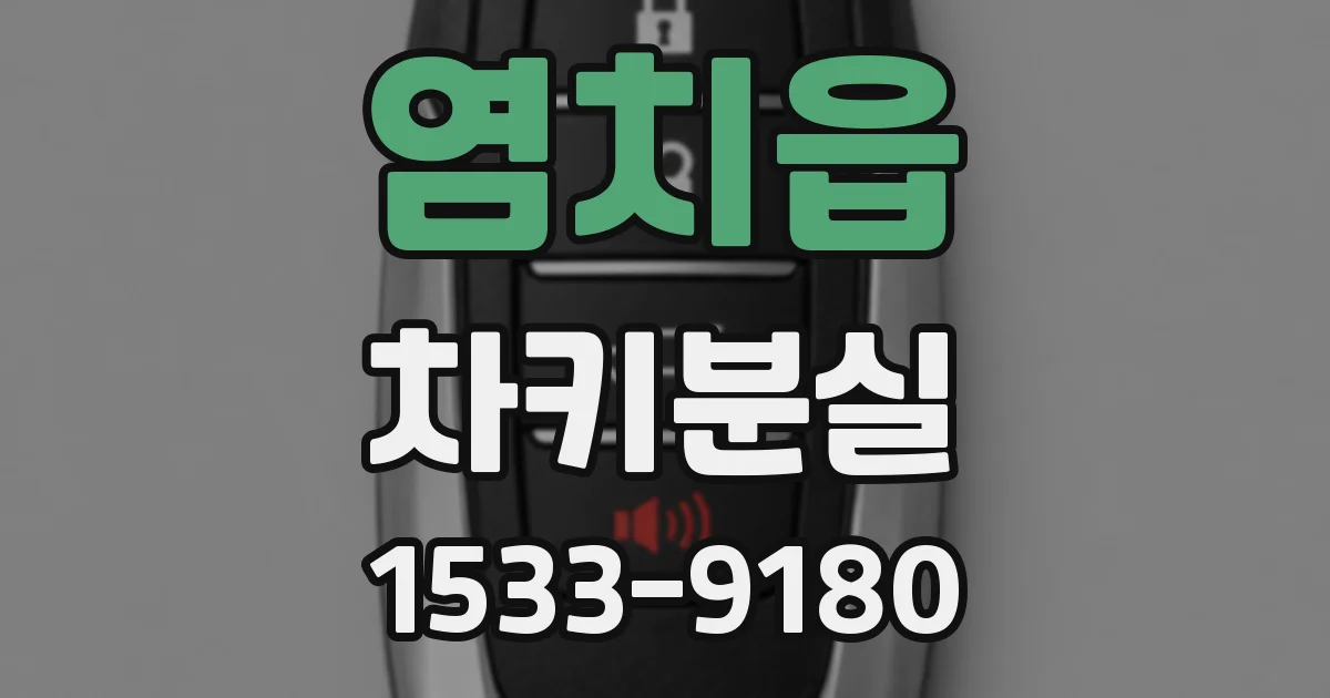 염치읍 차키분실