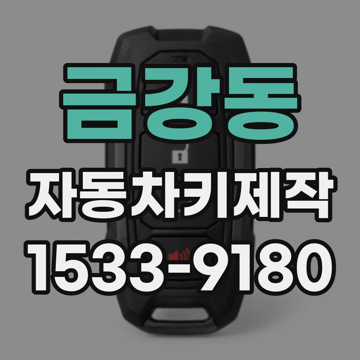 금강동 자동차키제작