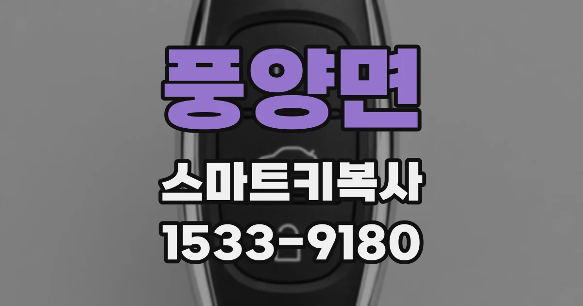 풍양면 스마트키복사