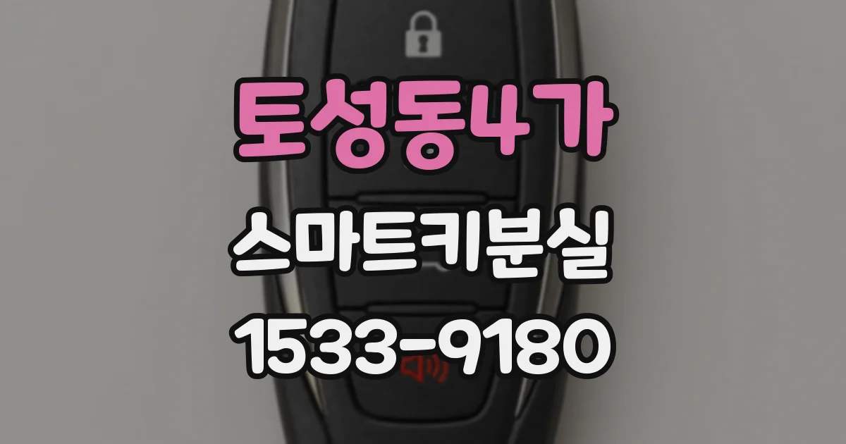 토성동4가 스마트키분실