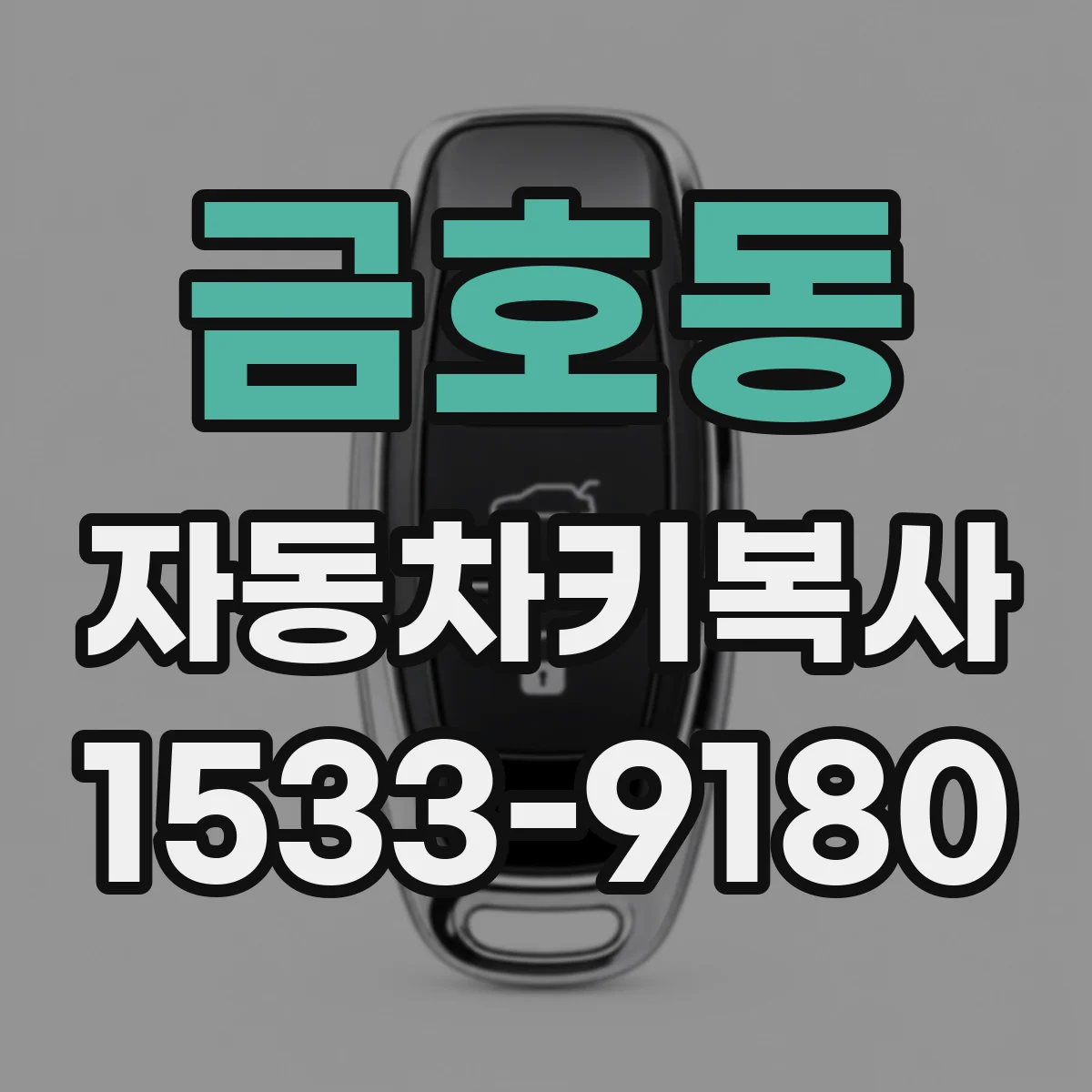 금호동 자동차키복사