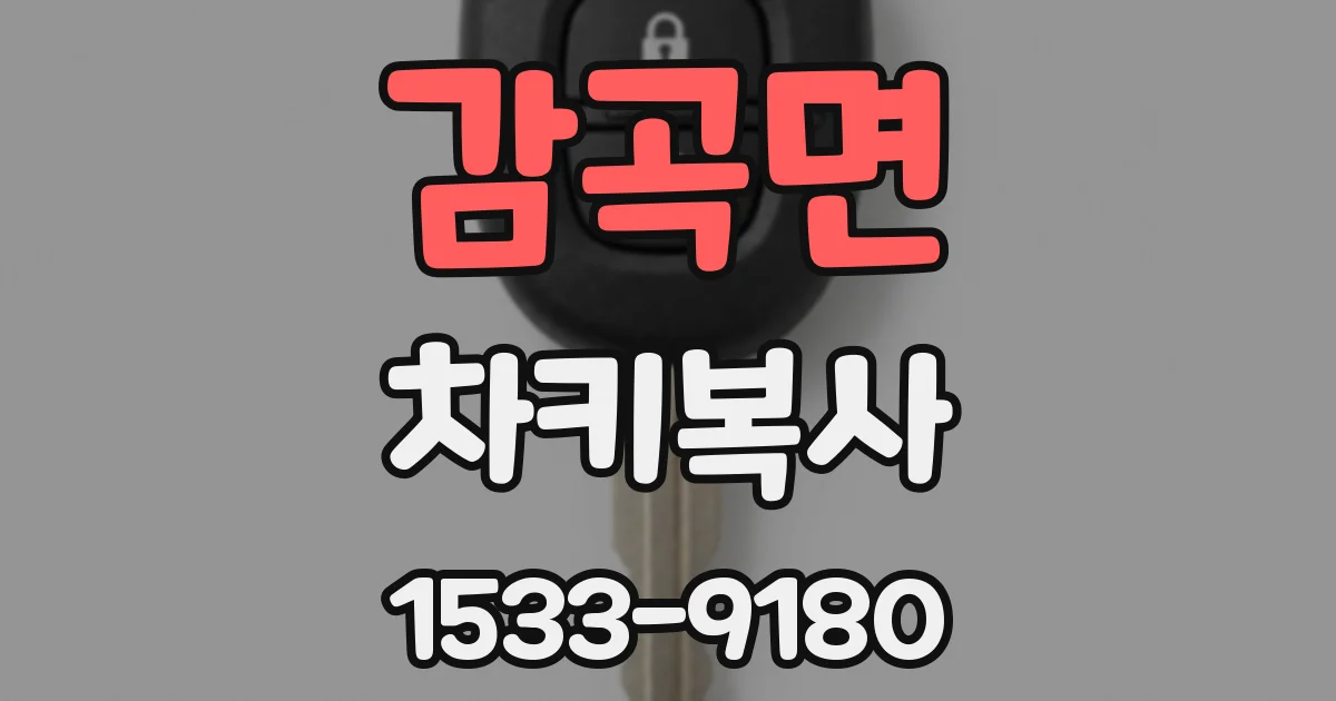 감곡면 차키복사