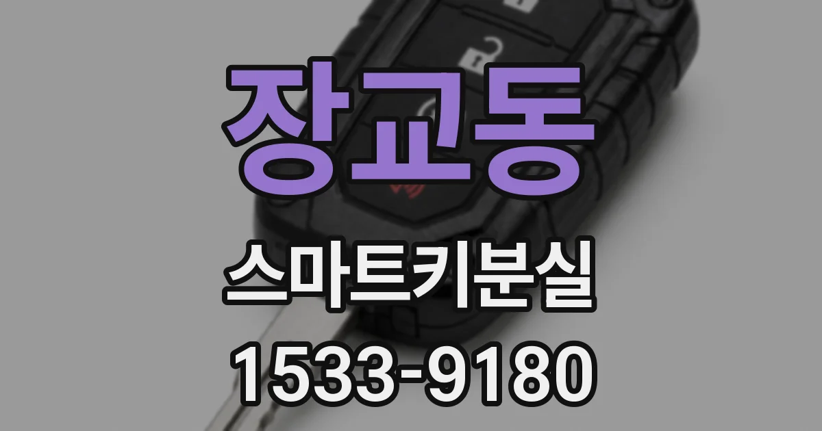 장교동 스마트키분실