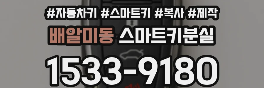 배알미동 스마트키분실