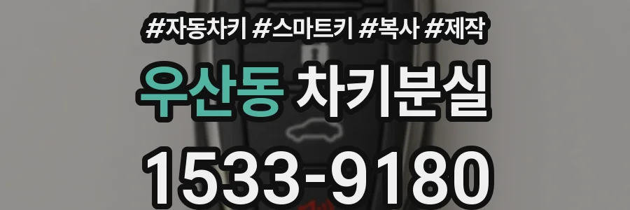 우산동 차키분실