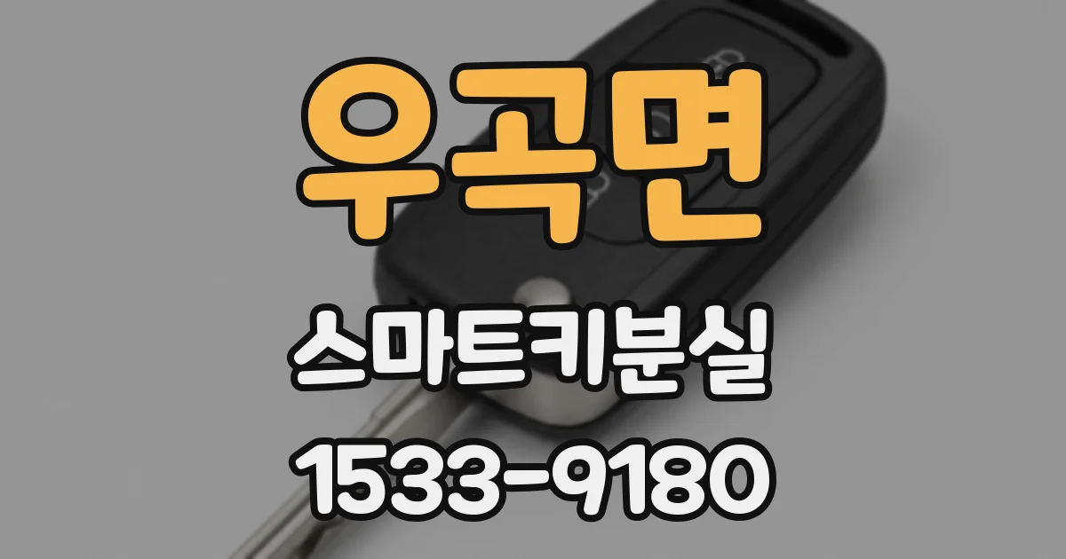 우곡면 스마트키분실