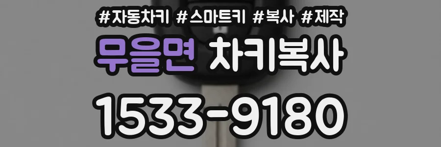 무을면 차키복사