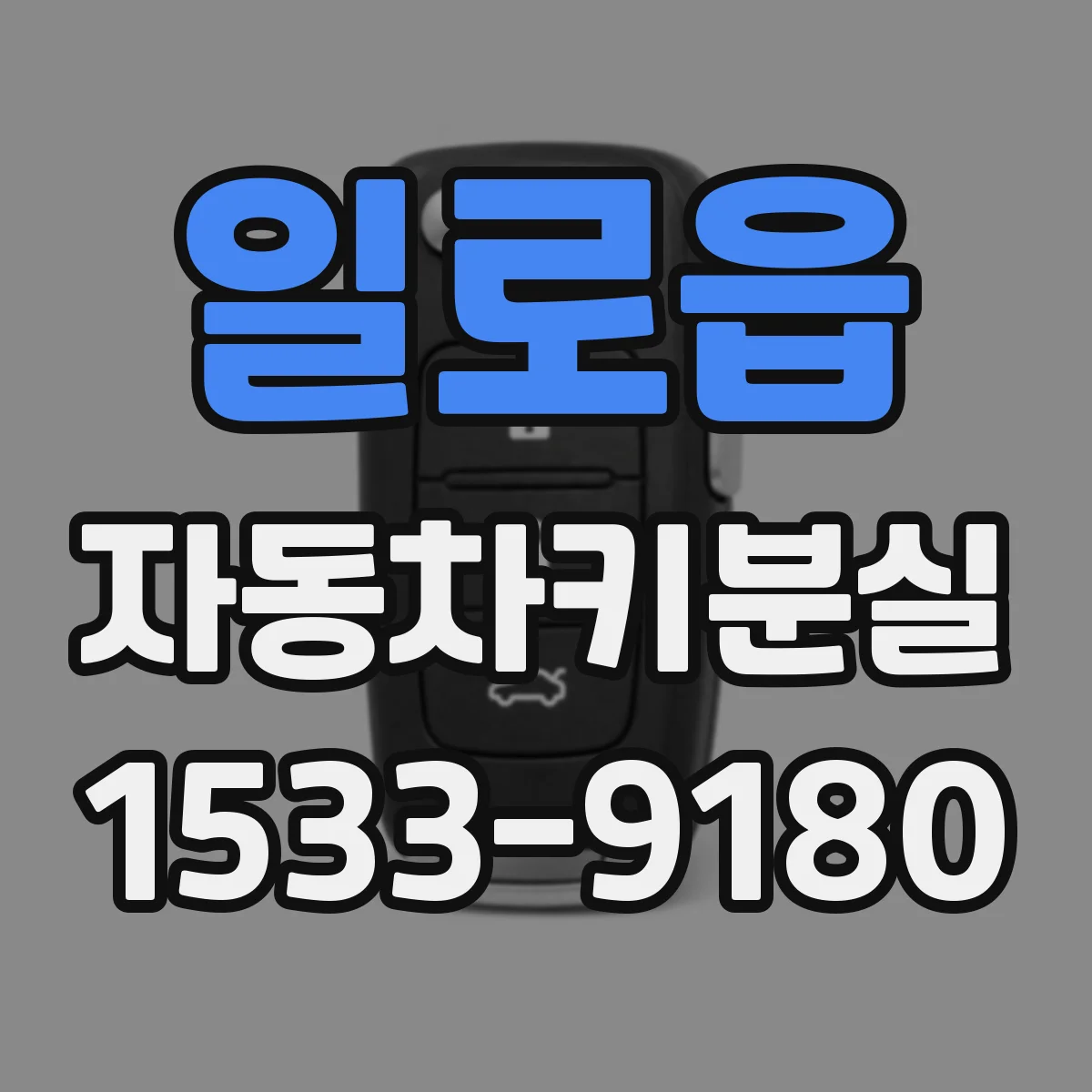 일로읍 자동차키분실