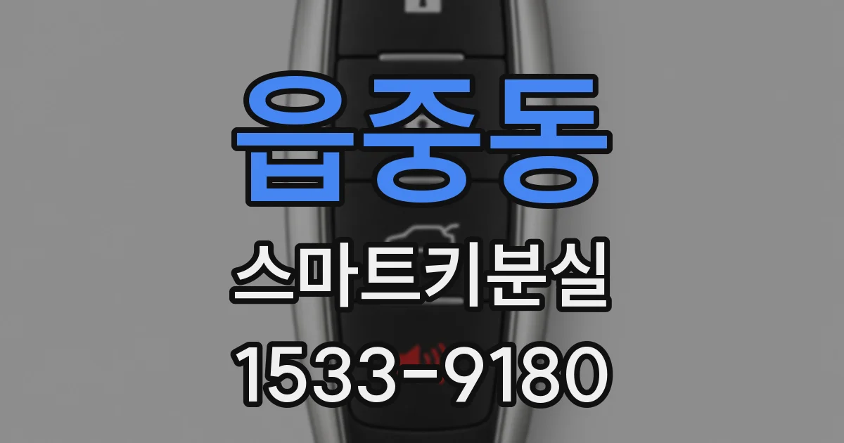 읍중동 스마트키분실