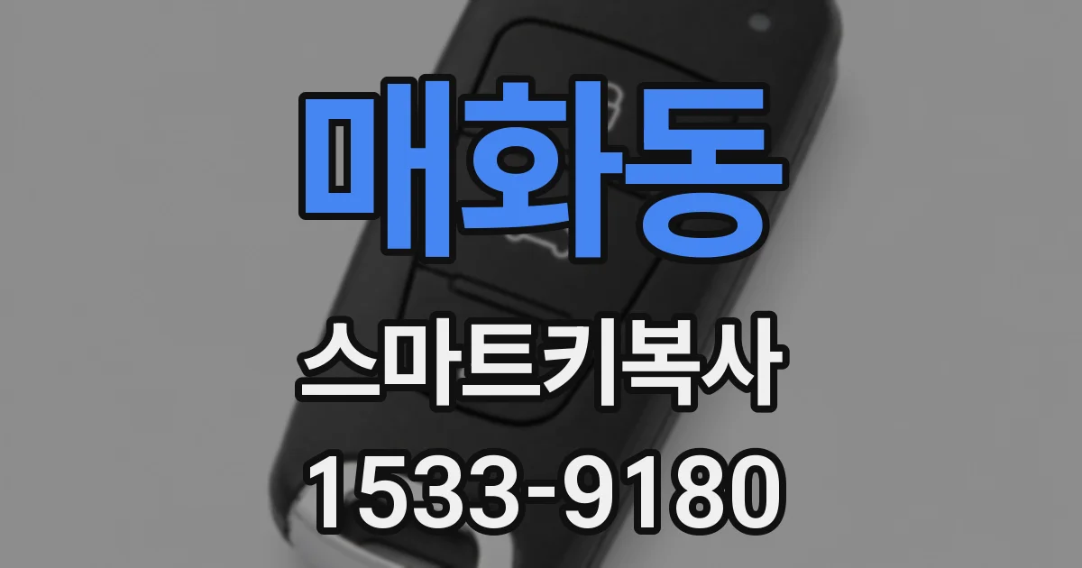 매화동 스마트키복사