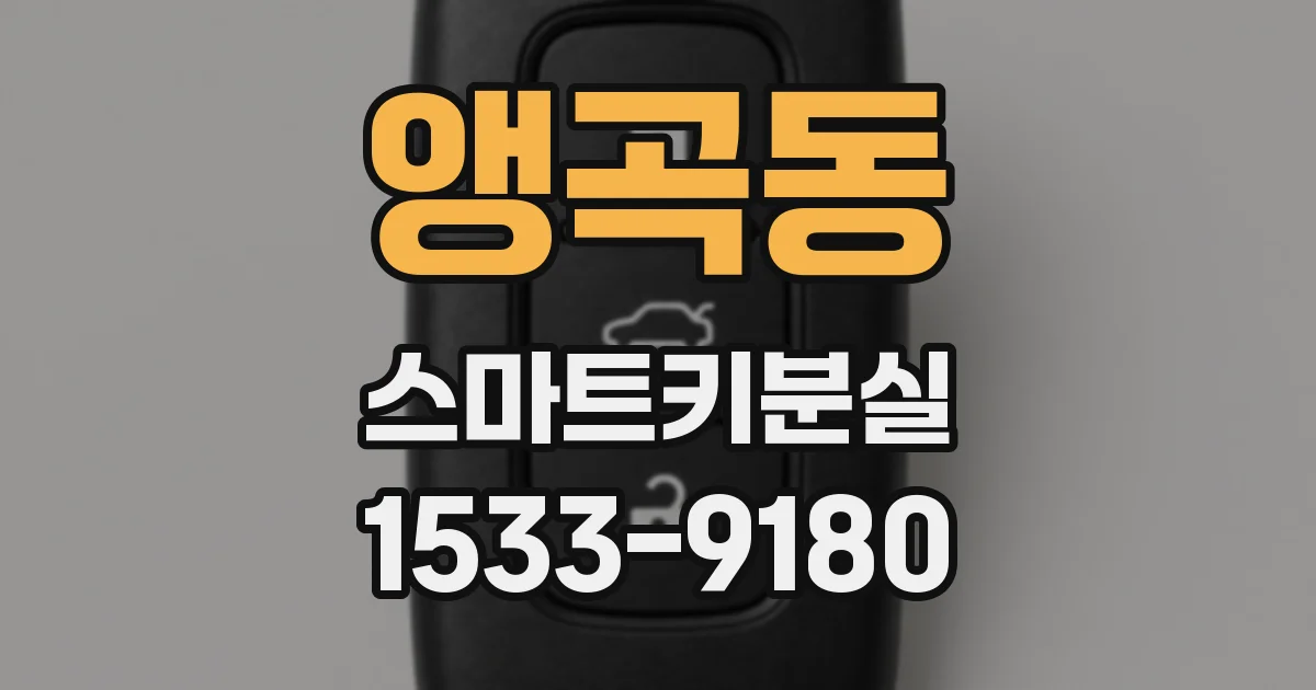 앵곡동 스마트키분실