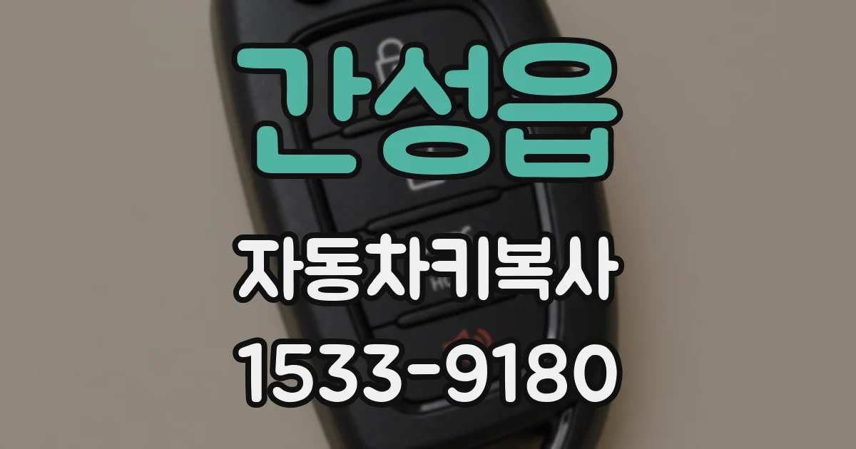간성읍 자동차키복사