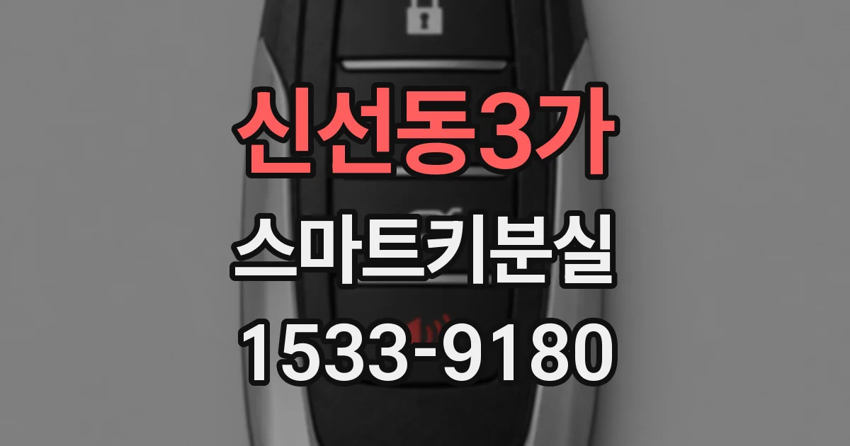 신선동3가 스마트키분실