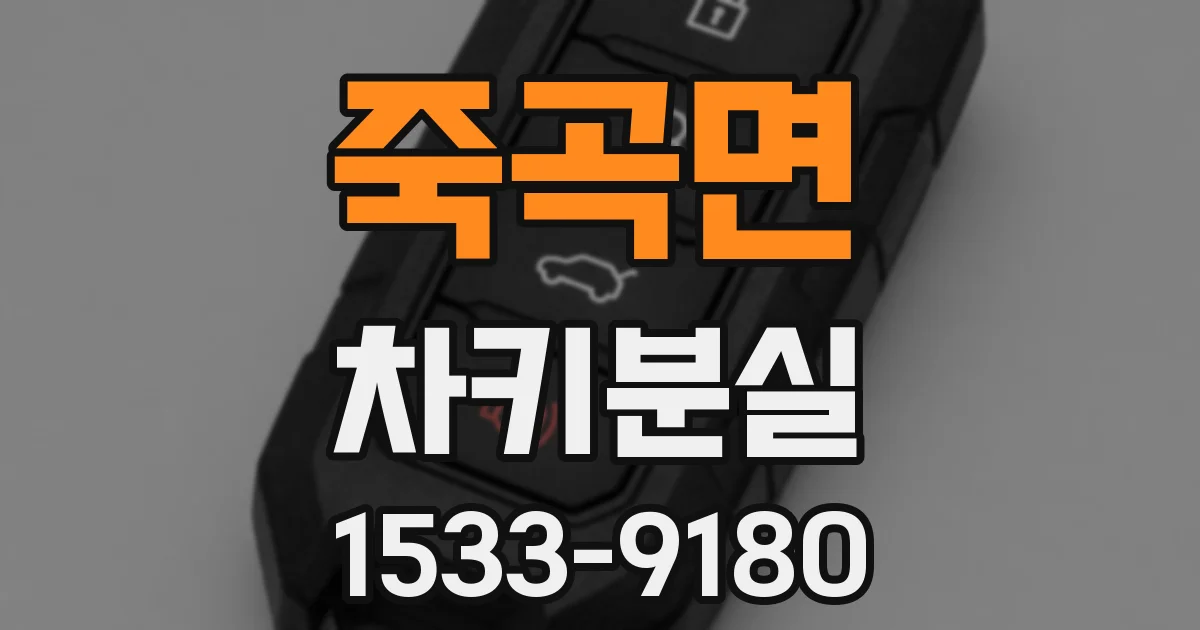 죽곡면 차키분실