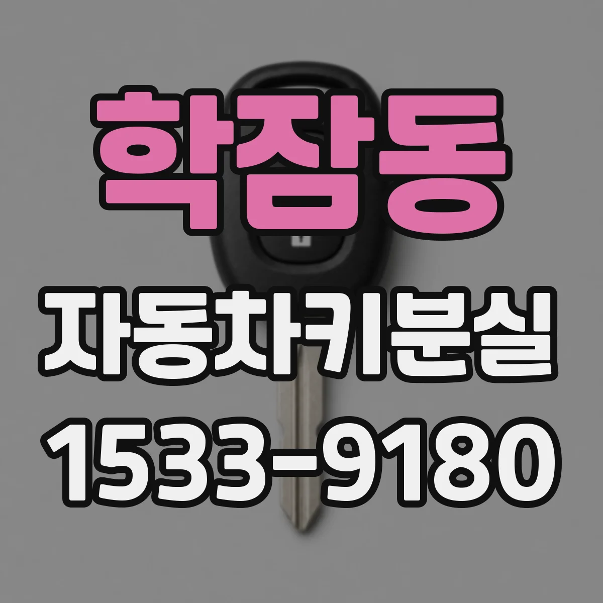 학잠동 자동차키분실