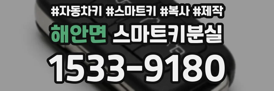 해안면 스마트키분실