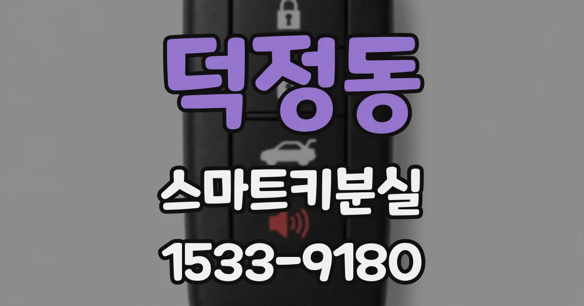 덕정동 스마트키분실