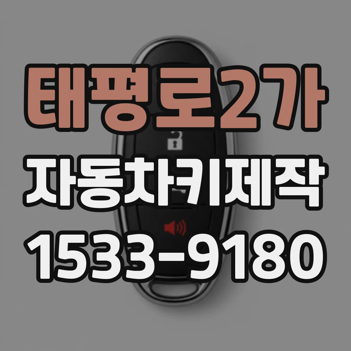 태평로2가 자동차키제작