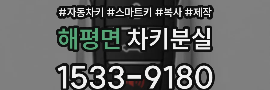 해평면 차키분실