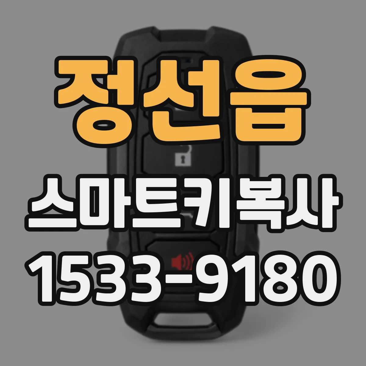 정선읍 스마트키복사