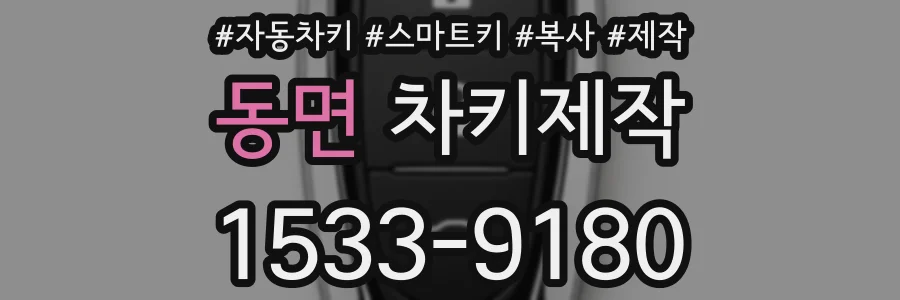 동면 차키제작