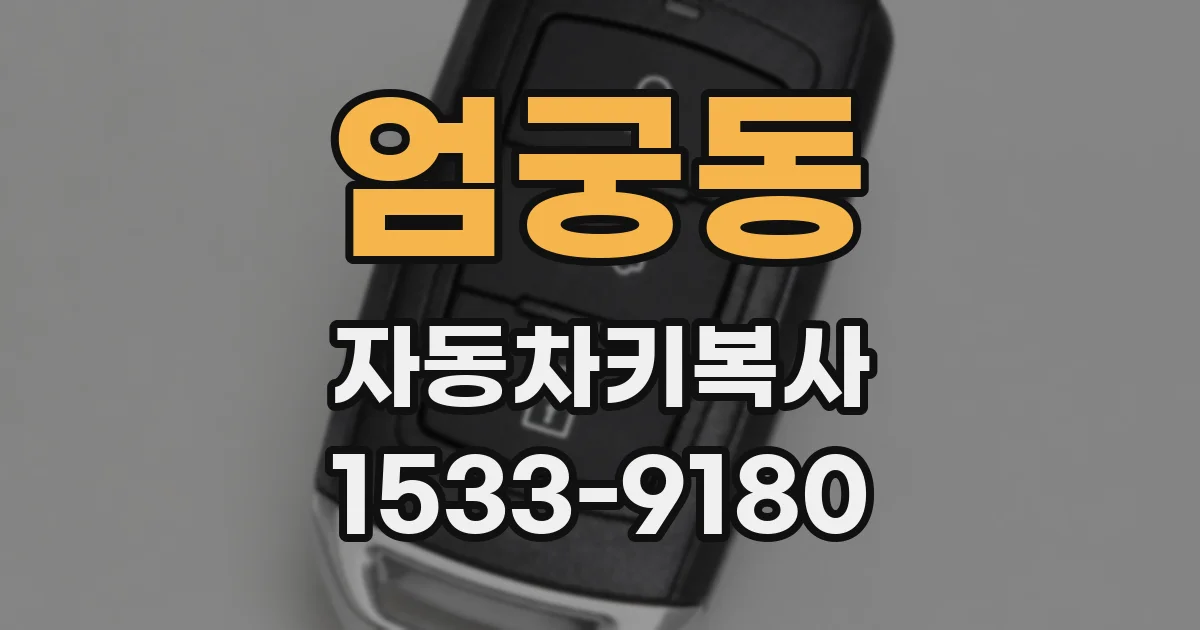 엄궁동 자동차키복사