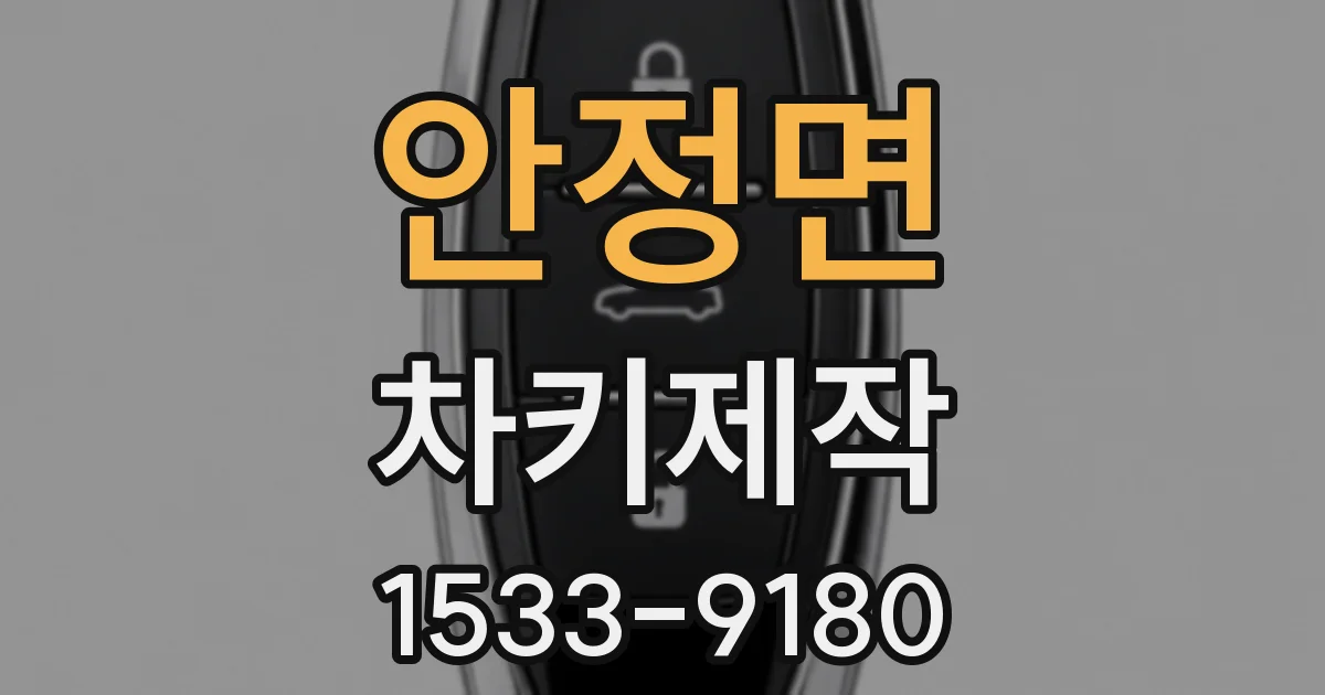 안정면 차키제작