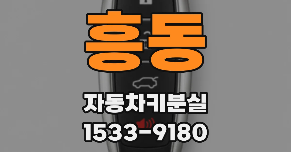 흥동 자동차키분실