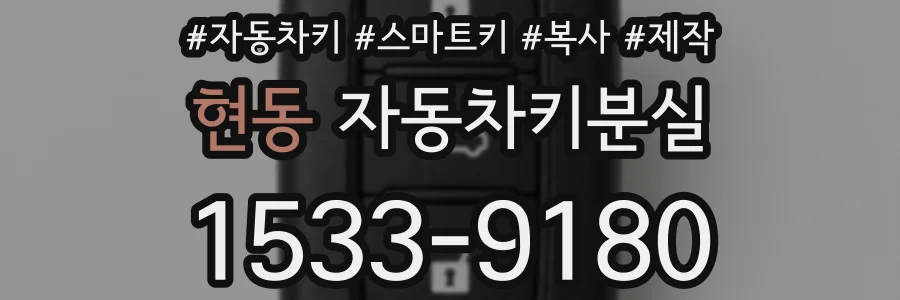 현동 자동차키분실