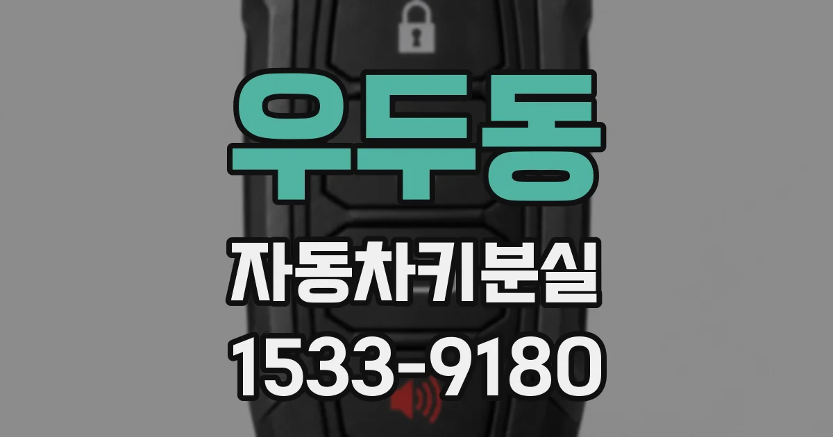 우두동 자동차키분실