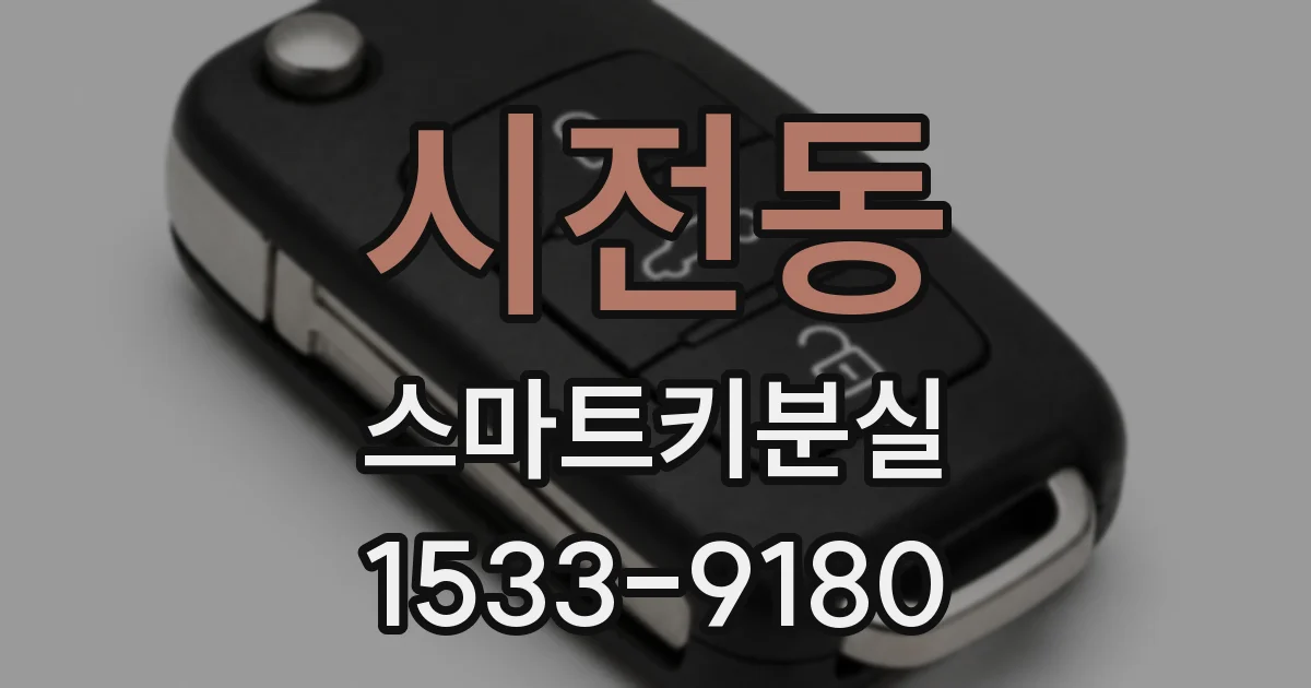 시전동 스마트키분실