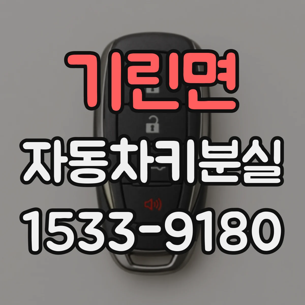 기린면 자동차키분실